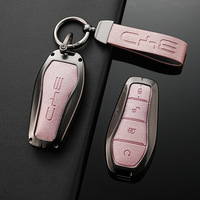 Coques de clés de voiture rétro en alliage de zinc BYD pour Dolphin, Song Plus, Qin DM-i, Han EV, Yuan Pro, Tang, Seal 06 et Seagull