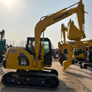 95% New Used Komatsu Pc60 6Ton <b>Mini</b> Crawler Excavator Japan Original Machine Komatsu Excavator Machine CE/EPA for Sale - Product Image 3