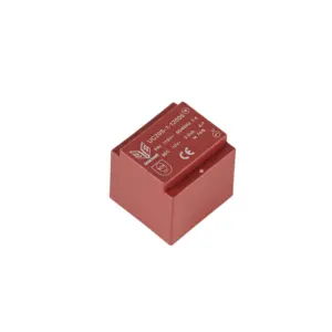 Transformador de isolamento de segurança emcapsulado com PCB de 4 pinos, 115V 50/60Hz 12V 0.5VA