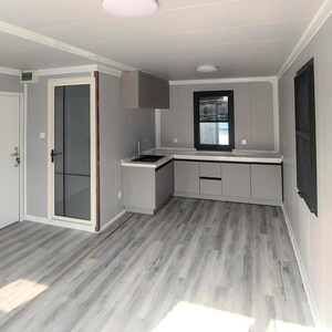 20ft 40ft <span class=keywords><strong>prefab</strong></span> mở rộng <span class=keywords><strong>container</strong></span> nhà thép di động đúc sẵn biệt thự 2 phòng ngủ với phòng tắm sunrooms kính nhà - Product Image 4