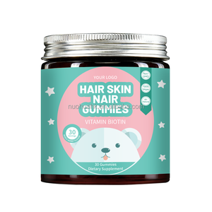 Gomitas para Cabello, Piel y Uñas con Biotina, 30 Unidades, Suplemento Dietético Vegano - Product Image 3