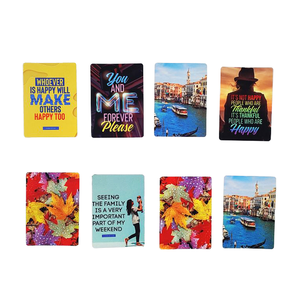 グリーティングカード昇華空紙ゲーム旅行用昇華ボックス付きトランプ/父の日ギフト - Product Image 5