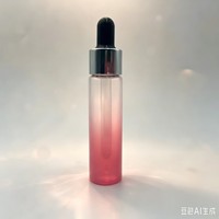 Flacon de parfum de luxe Aopai en verre 15ml 10ml, flacon compte-gouttes cosmétique droit et rond avec col en aluminium