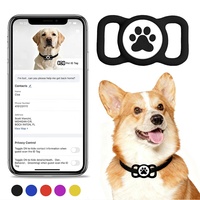 Plaque d'identification pour chien en métal personnalisée 13,56 MHz, étiquette NFC en PVC silicone, étanche, inscriptible
