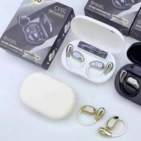 Headset nirkabel earbud Mini Logo kustom X40 earbud nirkabel Headset Noise Cancelling konduksi tulang tampilan Digital indikator baterai JL