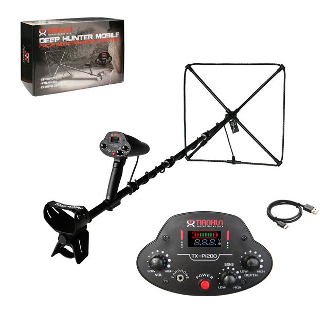 Long Range Professional Metal Detector Pulse Induction TX-PI200 Gold Copper Detector Deep Underground 5 Meters Gold Detector