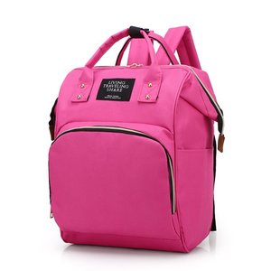 Tas Ransel Bayi Grosir Travel Nylon Outdoor Anti Air Kapasitas Besar Fashion Wanita Tas Popok Ibu untuk Ibu-ibu - Product Image 5