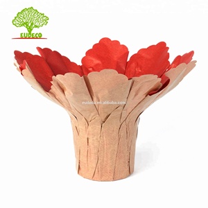 Porte-bouquet en papier kraft Couvercle de pot pour <span class=keywords><strong>plante</strong></span> en pot <span class=keywords><strong>Plante</strong></span> fraîche et bouquet de fleurs - Product Image 1