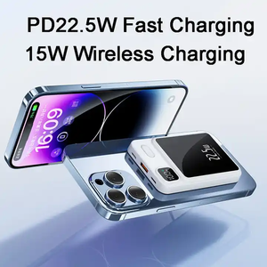 Cargador Portátil Magnético Delgado de 5000/10000 mAh con Soporte para <span class=keywords><strong>Apple</strong></span>, Cargador de Teléfono Móvil de 10000 mAh para iPhone 17 Pro Max 15 - Product Image 2