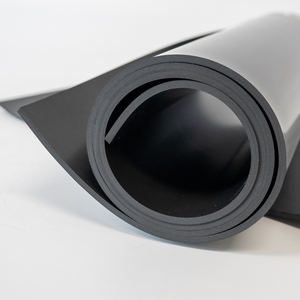 저렴한 플루오로엘라스토머 FKM 고무 시트 순수 블랙 고무 시트 FVMQ 플루오로실리콘 플루오로 실리콘 가스켓 롤 시트 - Product Image 1