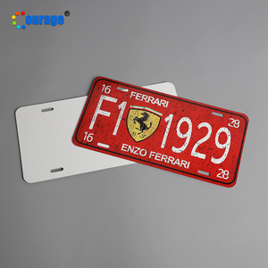 Placas de Matrícula de Aluminio Blancas para Sublimación, 6x12 Pulgadas, 0.22mm, 0.45mm, 0.65mm, 1mm de Grosor, con 4 Orificios, Gran Venta - Product Image 2