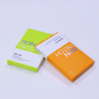 Boîte d'emballage personnalisée pliable de luxe pour patchs transdermiques, boîte d'emballage en carton pour camion, boîtes en papier, boîtes d'emballage pliables