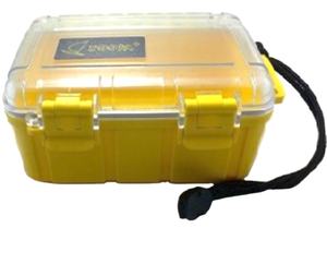 DF BP 6020 0.5L 0.7L 0.9L 1L Boîte de rangement portable jaune en plastique antichoc et étanche pour extérieur avec couvercle transparent - Product Image 2