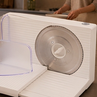 Machine à couper le fromage électrique 150W, trancheuse à épaisseur réglable pour la cuisine à domicile, design compact, lame en acier inoxydable, OEM