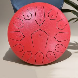 Tambor de Lengüetas de Acero de Alta Calidad de 12 Pulgadas y 13 Tonos, Tambor de Lengüetas sin Complicaciones, Instrumento Musical de Percusión Handpan - Product Image 2