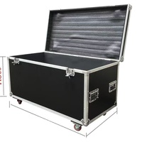 Flight case en aluminium personnalisable pour câbles, épaisseur 9/12 mm, en contreplaqué, solution de rangement étanche, OEM/ODM pour étuis d'instruments de musique