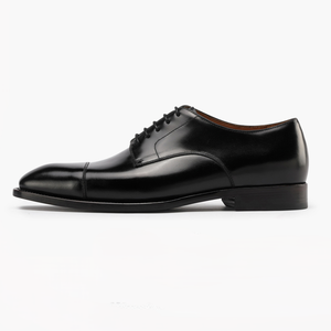 Zapatos Oxford de Hombre, Negros, de Cuero Genuino, con Cordones, Suela de Goma Antideslizante, Formales, de Negocios, para Invierno, Verano, Otoño, Bodas, de Lujo - Product Image 2