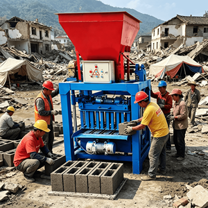 Máquina Automática Hidráulica para Fabricar Bloques de Hormigón Huecos, Equipo de Moldeo con Motor para Uso en la Construcción de Edificios - Product Image 4