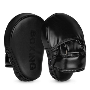 GINGPAI FACTORY Mitaines de Frappe Courbées en Cuir à Cinq Doigts Cibles de Main pour Entraînement de Sanda <span class=keywords><strong>Boxe</strong></span> Muay <span class=keywords><strong>Thai</strong></span> Taekwondo Protège-Tête - Product Image 2