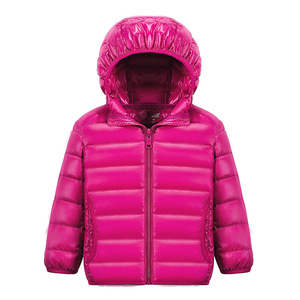 All'ingrosso vestiti per bambini inverno <span class=keywords><strong>bambino</strong></span> Unisex ragazze piumino caldo leggero cerniera su giacca con cappuccio da ragazzo - Product Image 2