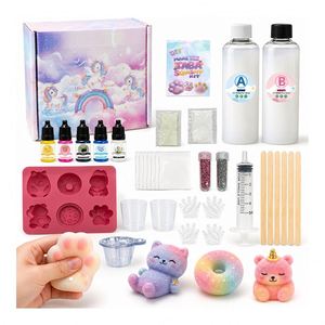 Kit de Moldeo de Silicona Líquida de Doble Botella para Marca Privada, con Moldes de Animales, Tintes, Lentejuelas, Aplicador, Vasos y Guantes de Seguridad - Product Image 1