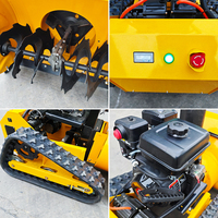 Robot souffleur à neige télécommandé, moteur essence 457CC, largeur de déneigement 100CM pour l'élimination de fortes quantités de neige