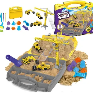Mainan pantai untuk anak-anak, kit mainan garpu pantai dan ember pasir dapat dilipat dengan ember pantai