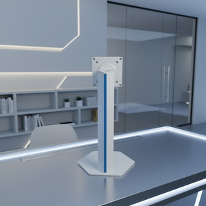 Ruiguan <strong>New</strong> Design Low Price Black 27" Screen <strong>ABS</strong>+Metal <strong>Sheet</strong> Height Adjustable Monitor Arm 90 Degree Tilt Angle Computer Vesa - Product Image 6