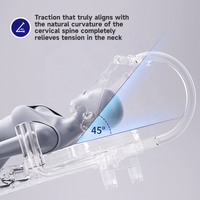 Table de décompression vertébrale électrique réglable, traction du cou et du dos pour la physiothérapie