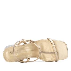 Sandalias de Tacón Xti para Mujer, 7 cm, Doradas, Talla 40 - Product Image 5