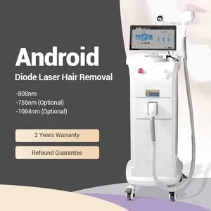 Nieuw Model 800W 1200W High Power Draagbare 808nm Drie Wave Diode Laser Ontharing Machine