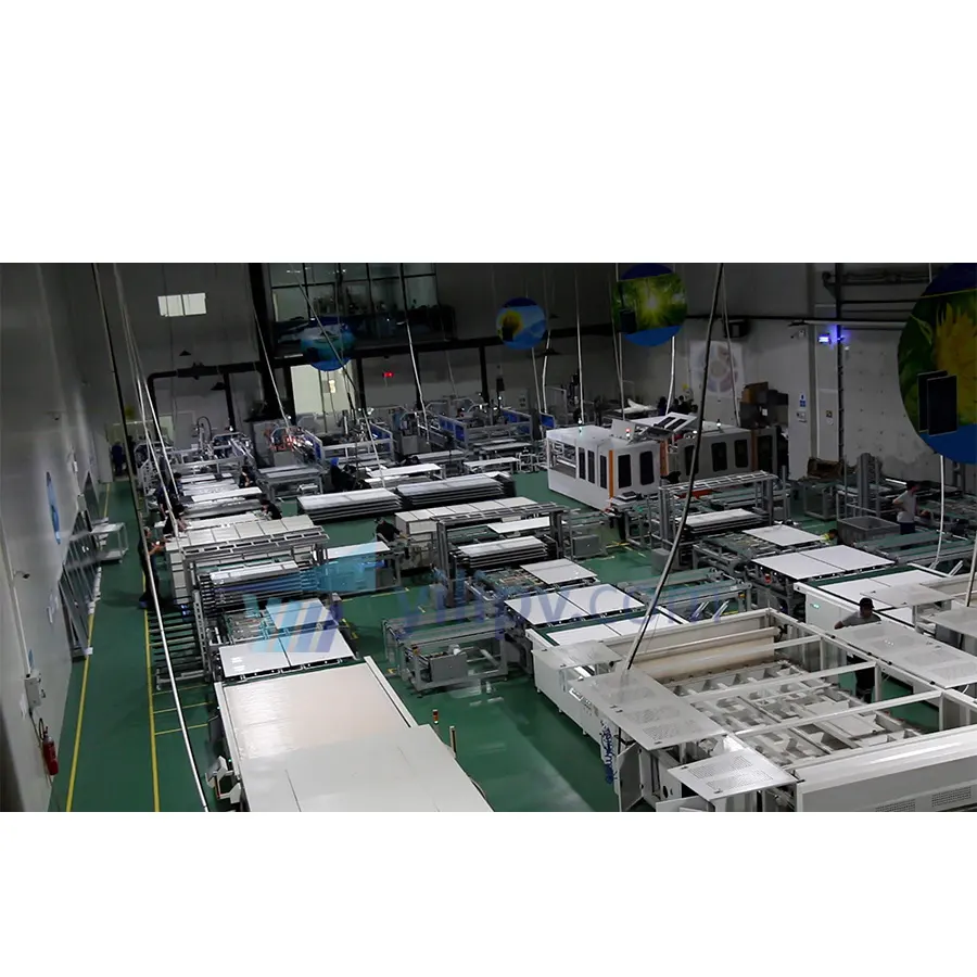 Full-auto solar panel production plant Manual and automated PV module production lines Solar panel manufacturing equipment