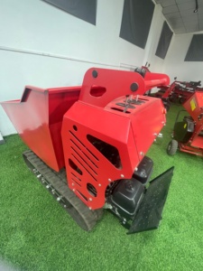 Minidumper Hidráulico de Gasolina de Cuatro Ruedas de Acero Industrial Chino 2026 con Certificación CE EPA, 500 kg, con Cargador y <span class=keywords><strong>Barrow</strong></span> de Ruedas Oruga - Product Image 3