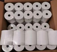 Rouleau de papier thermique de haute qualité 57 mm x 30 mm sans BPA pour imprimante de caisse enregistreuse POS, directement de l'usine, pas cher pour les terminaux de cartes de crédit