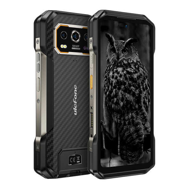 Ulefone Armor 27 64MP Infrared Night Vision Shockproof Smartphone 8000mAh Battery 6.7 Inch FHD 120Hz 12GB 256GB Fast Wireless