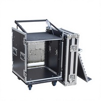 Flight case 12U, Cabinet standard monocouche 16U, Console de mixage 10U à trois portes, Amplificateur de puissance 8U pour équipement de sonorisation