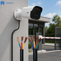 Flexibles PVC-isoliertes RVV-Kabel 2-5 Adern Verseiltes Kupfer-Elektrokabel für Haushaltsgeräte Heizung Hohe Flexibilität