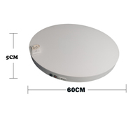 Plateau tournant électrique avec prise, rotation à 360°, support pour arbre de Noël, décoration, personnalisable, vente en gros, 60 cm, charge 75 kg