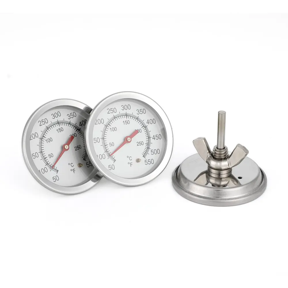 Pointer Disc Bbq Food Thermometer 403 Stainless Steel Bimetallic Floating Meat Thermometers Wireless Dial For Barbecue