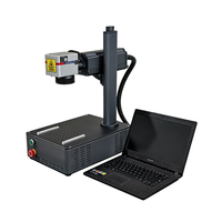 Fabricant de machines de marquage et de gravure laser à fibre JPT M7 MOPA portables mini de bureau 20W 30W 50W, prix usine OEM ODM personnalisé
