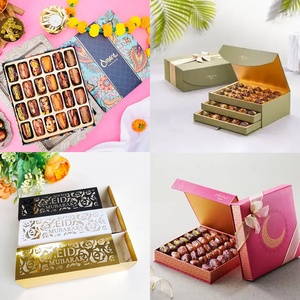 Caja <span class=keywords><strong>de</strong></span> chocolate Ramadán Baklava Ramadán Kareem Favors Eid Mubarak <span class=keywords><strong>Regalo</strong></span> Paquete <span class=keywords><strong>de</strong></span> chocolate Vacaciones <span class=keywords><strong>Regalo</strong></span> islámico Cajas <span class=keywords><strong>de</strong></span> papel - Product Image 6