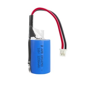 Pile ER14250S Li/SOCl2 à usage unique avec joint soudé, taille 1/2 AA, 3,6 V, 1200 mAh, fonctionnant en mode haute température de -50/80°C ℃ - Product Image 4