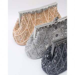 Sac à main en perles, sac <span class=keywords><strong>de</strong></span> soirée fait main, sac <span class=keywords><strong>de</strong></span> mariée, sac <span class=keywords><strong>de</strong></span> demoiselle d'honneur, sac <span class=keywords><strong>de</strong></span> mère, sac cheongsam - Product Image 5