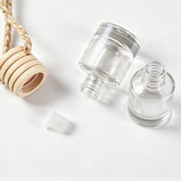 Diffuseur de voiture suspendu vide rond 10 ml pour parfum, désodorisant boisé pour voiture et maison