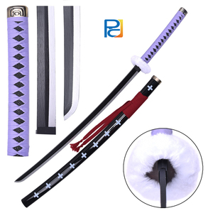 Katana de cosplay <span class=keywords><strong>One</strong></span> <span class=keywords><strong>Piece</strong></span> Trafalgar <span class=keywords><strong>Law</strong></span>, 104 cm, lame en bambou non tranchante avec accents en plastique - Product Image 6