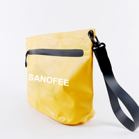 Prix de gros pour les articles de rangement sportifs, pochette en PVC 500D 0,5 mm, imperméable, sacs à main portables