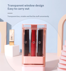 HAIXIN HZ002-1P Práctica Caja de Almacenamiento de Maquillaje y Cosméticos de Plástico con Ventana Transparente para Lápiz Labial - Product Image 2