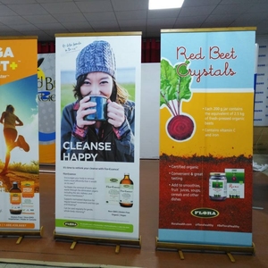 Tre tự nhiên cuộn lên biểu ngữ đứng biểu ngữ con lăn với thiết kế phong cách riêng của bạn cho các sự kiện triển lãm thương mại và hiển thị dấu hiệu - Product Image 6