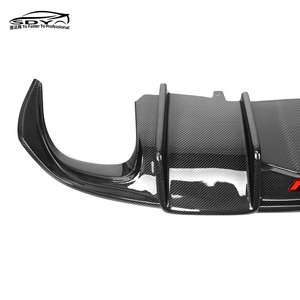 Difusor trasero de fibra de carbono estilo A5 S5 8T3 Pre Lci KB con labio de parachoques trasero ligero para Audi A5 Sline S5 2008-2011 - Product Image 6