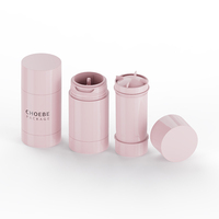 Flacon vide rechargeable Choebe 35ml 50ml 75ml à fond rond pour crème anti-transpirante, contenant de 50g pour stick ou gel déodorant roll-on
